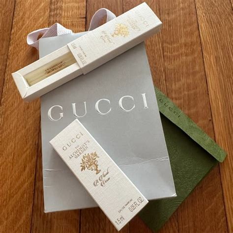 gucci perfume sample|gucci alchemist garden samples.